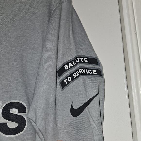 Nike Tee Dolphins Salute To Service Men's Long Sleeve Size Small - Picture 3 of 11